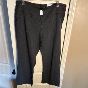 St. John's Bay Dark Gray Straight Leg Pants